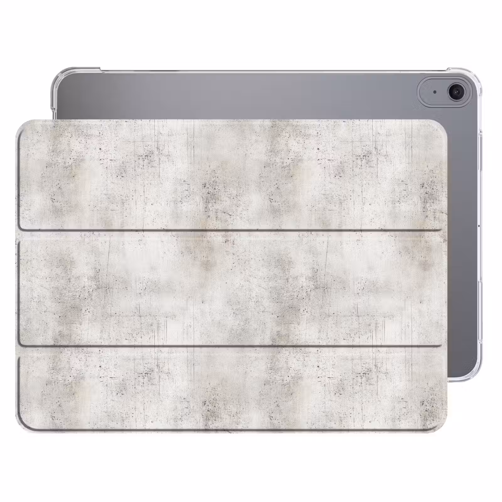 iPad hoes - Grijs - Beton - Verweerd — 1