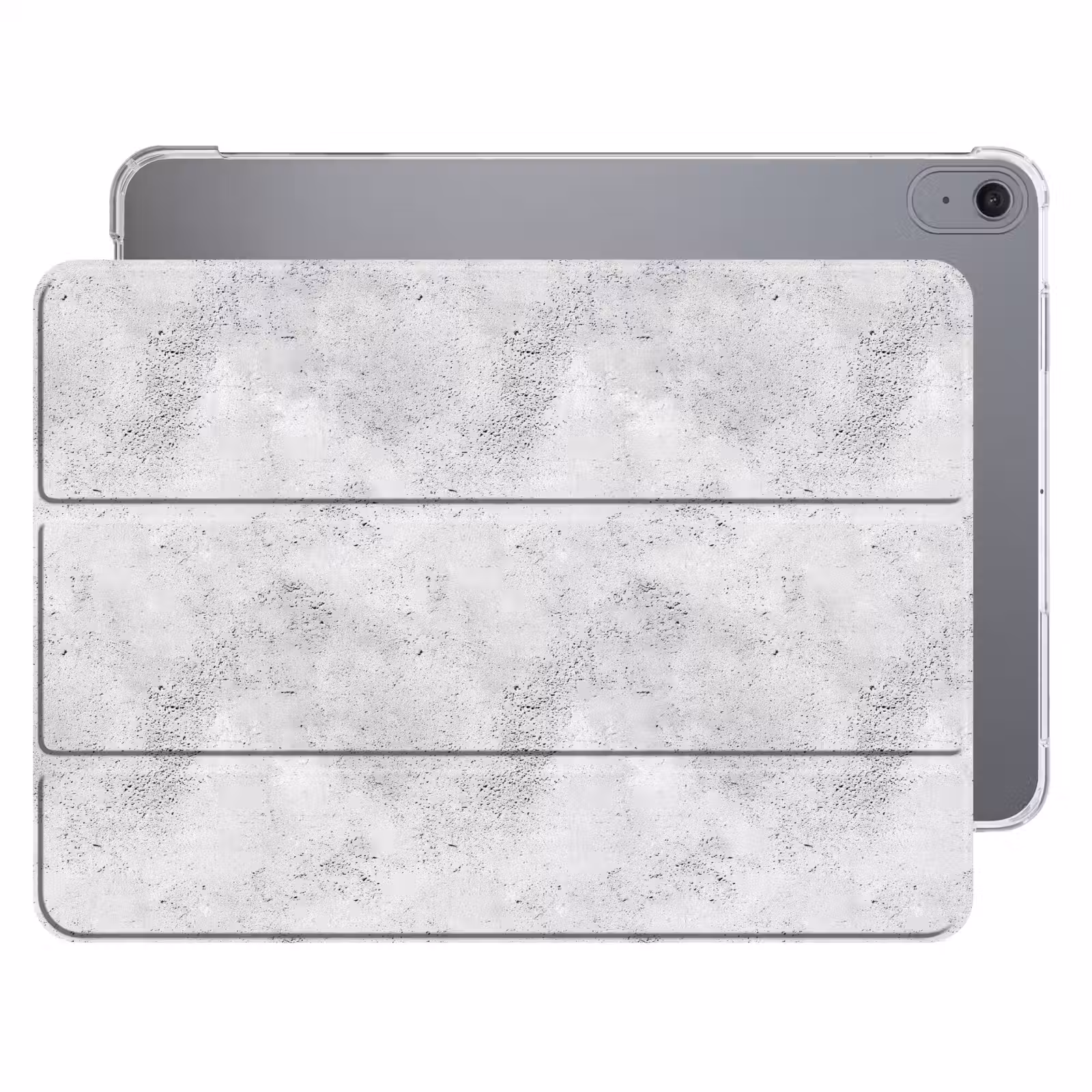 iPad hoes - Lichtgrijs - Ruw - Subtiel — 1