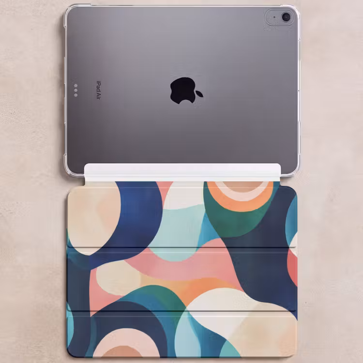 iPad hoes - Abstract - Blauw - Roze — 6