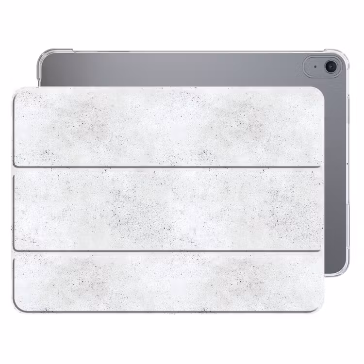 iPad hoes - Lichtgrijs - Betonstructuur - Subtiel — 1