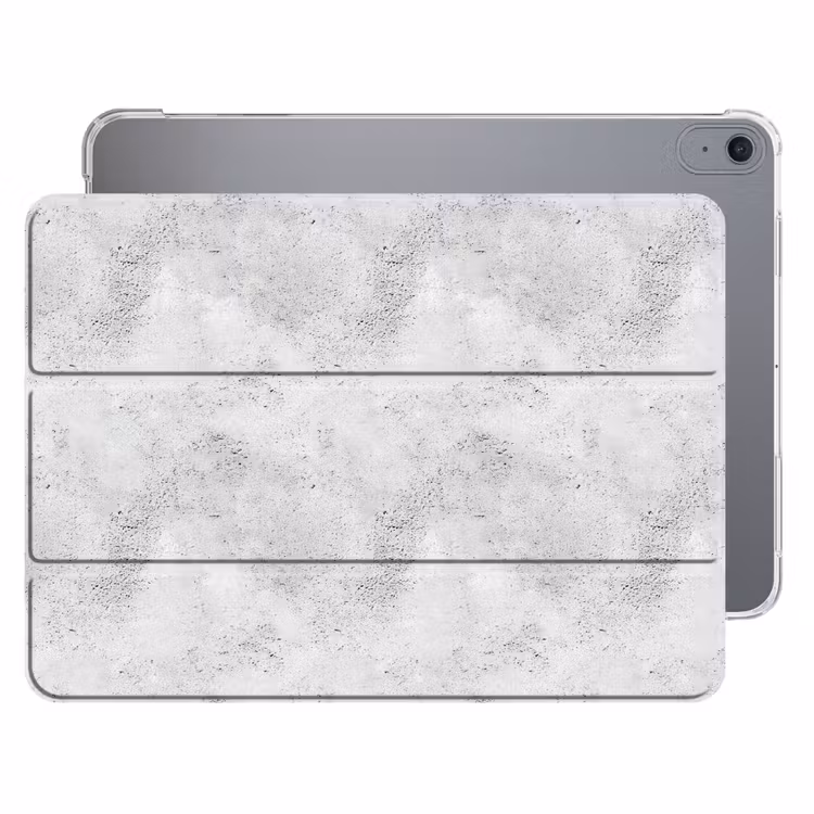 iPad hoes - Lichtgrijs - Ruw - Subtiel — 1