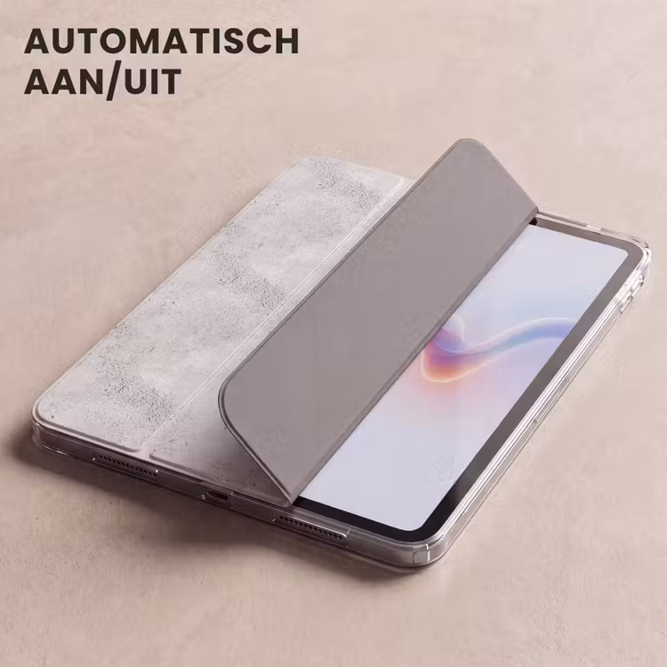 iPad hoes - Lichtgrijs - Ruw - Subtiel — 5