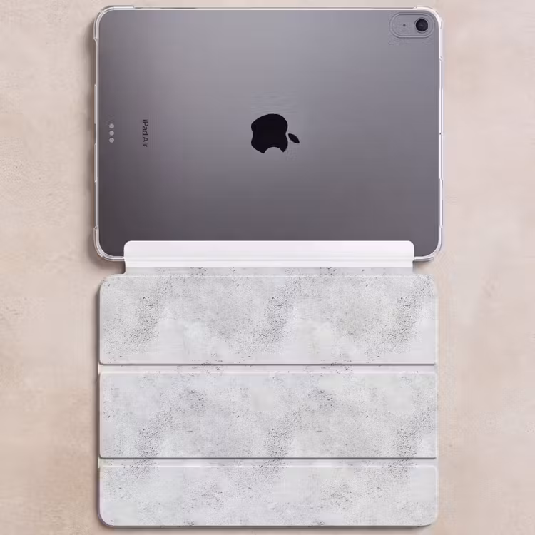 iPad hoes - Lichtgrijs - Ruw - Subtiel — 6