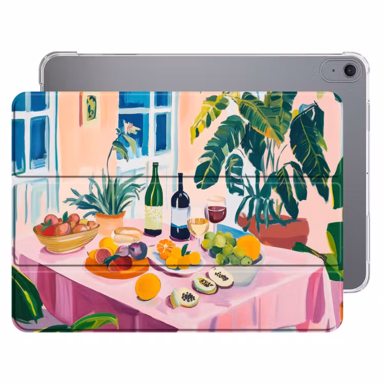 iPad hoes - Tafel - Wijn - Fruit — 1