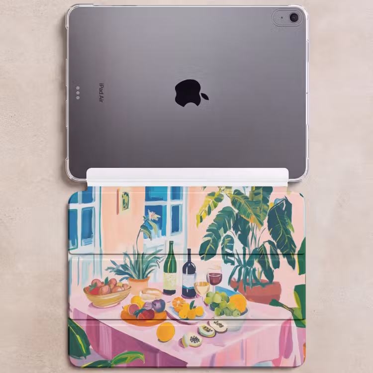 iPad hoes - Tafel - Wijn - Fruit — 6