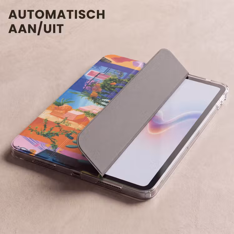 iPad hoes - Geel - Blauw - Oranje - Huis — 5
