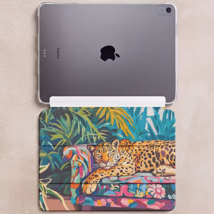 iPad hoes - Luipaard - Kleurrijk - Tropisch — 6