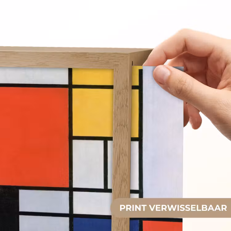 Lightbox - Wandlamp - Kunst - Mondriaan - Oude meesters - Compositie 2 — 3