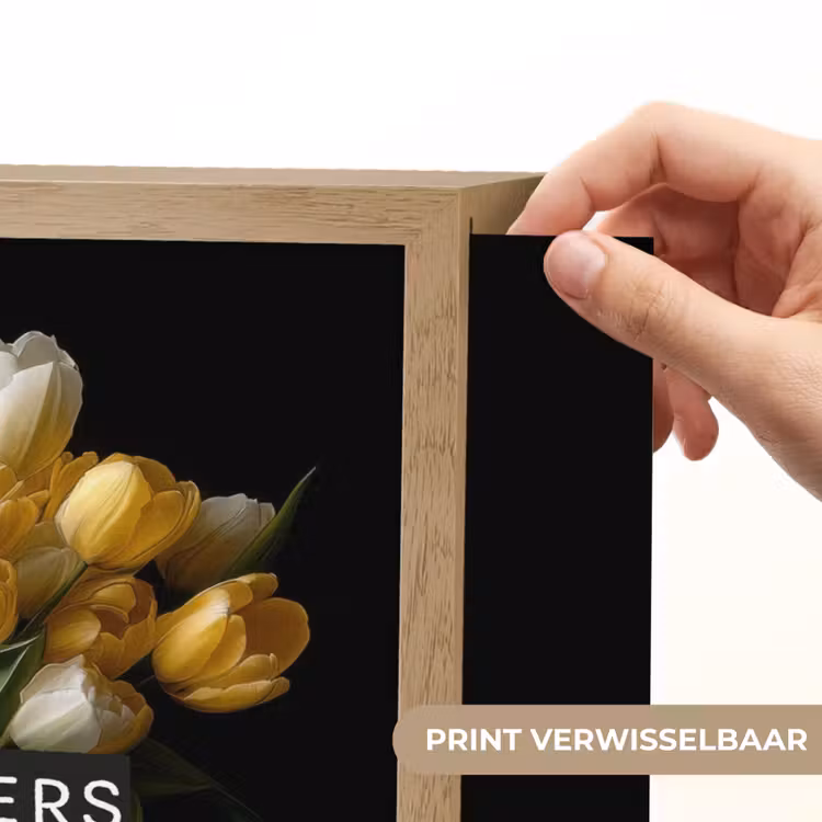 Lightbox - Wandlamp - Quotes - Bloem - Tulp - Geel — 5