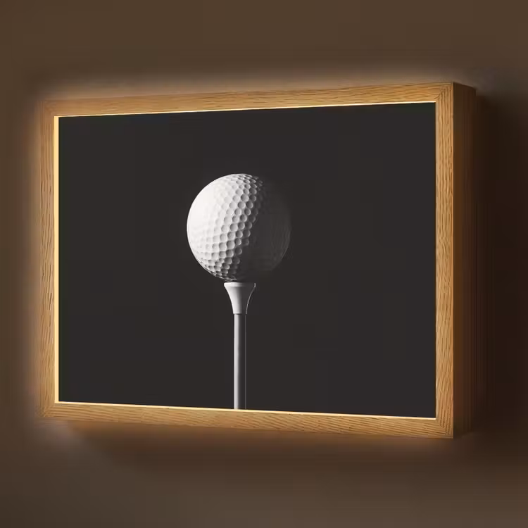 Lightbox - Wandlamp - Golfbal - Minimalistisch - Wit — 1