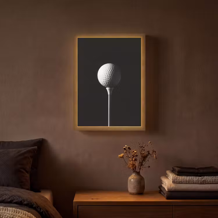 Lightbox - Wandlamp - Golfbal - Minimalistisch - Wit — 3