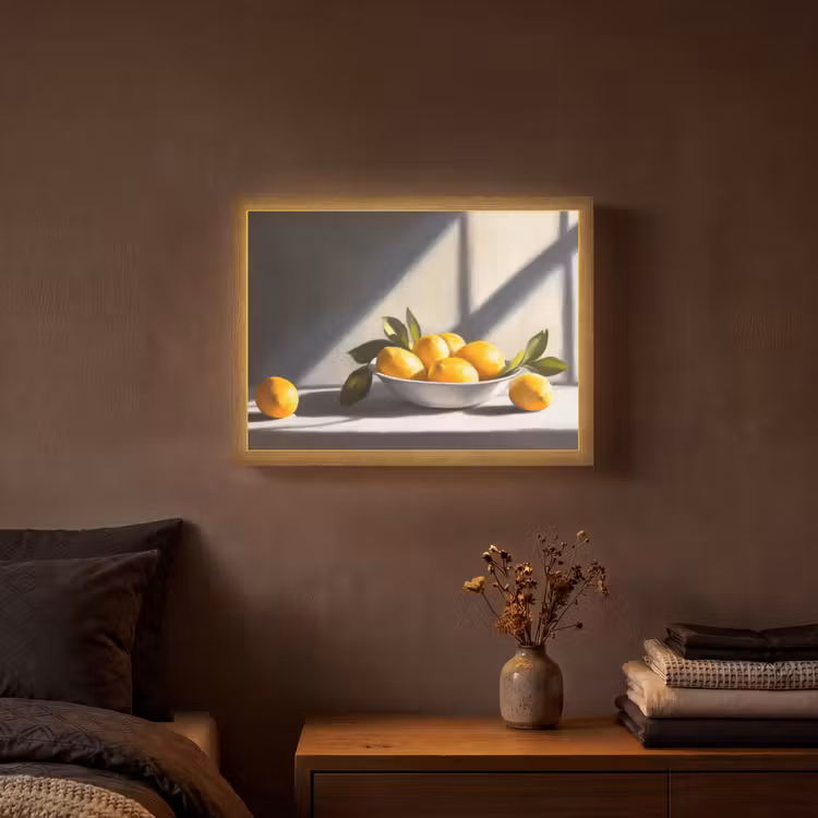 Lightbox - Wandlamp - Citroenen - Stilleven - Geel — 3