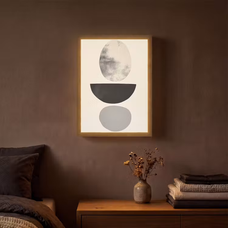 Lightbox - Wandlamp - Beige - Japandi - Wabi sabi — 3