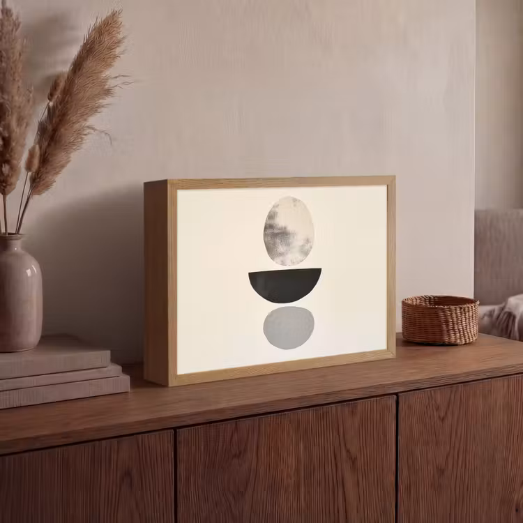 Lightbox - Wandlamp - Beige - Japandi - Wabi sabi — 4