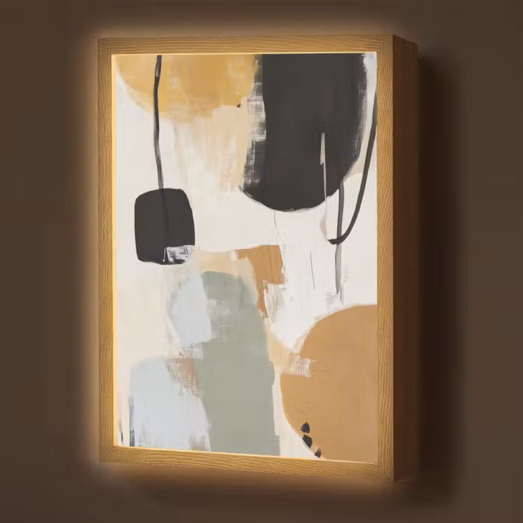 Lightbox - Wandlamp - Paint - Abstract - Kleuren — 1