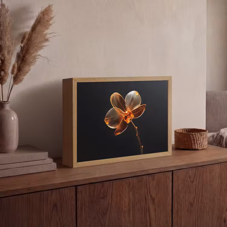 Lightbox - Wandlamp - Orchidee - Doorzichtig - Bloem — 4