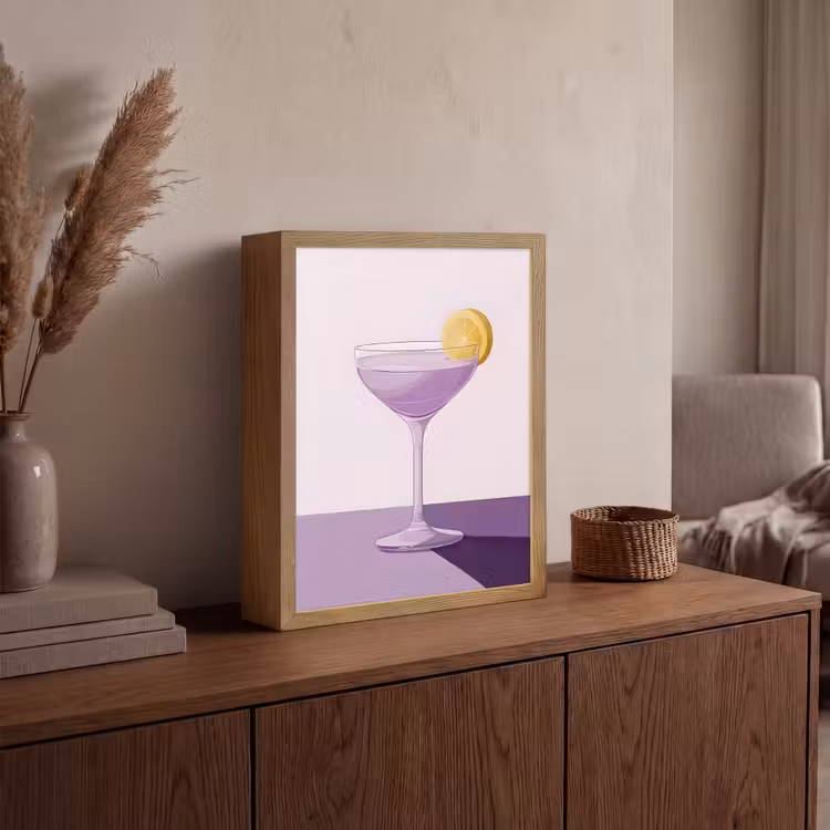 Lightbox - Wandlamp - Cocktail - Paars - Minimalistisch - Citroen — 4