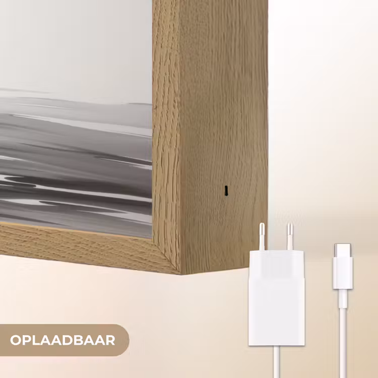 Lightbox - Wandlamp - Bamboestammen - Water - Minimalistisch - Wit — 7