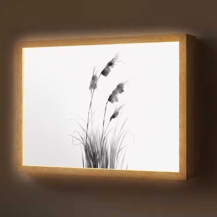 Lightbox - Wandlamp - Minimalistisch - Stelen - Wit — 1