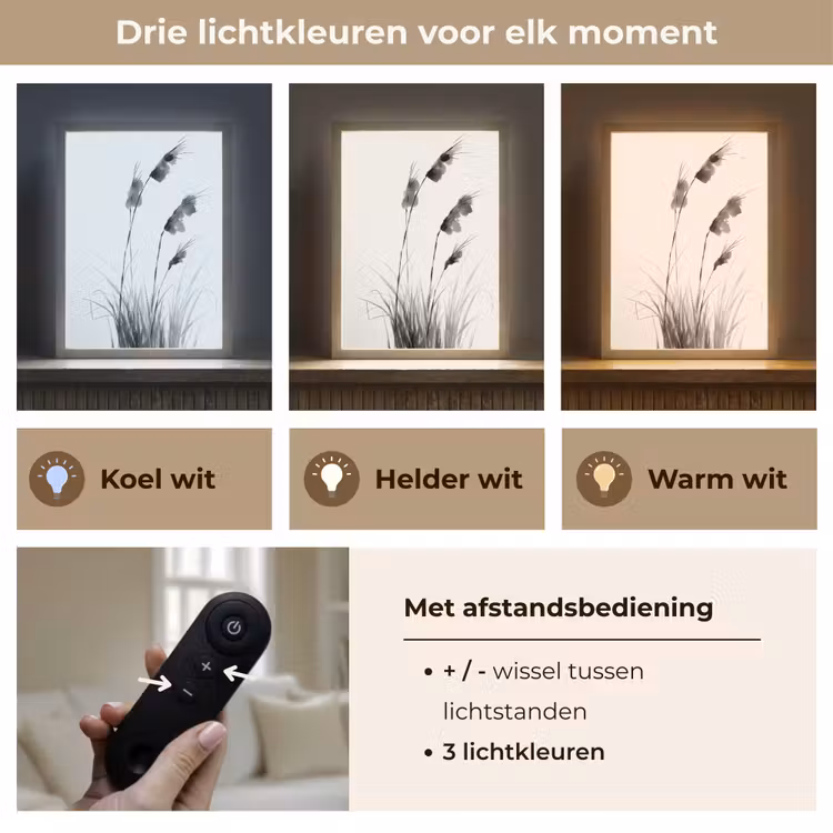 Lightbox - Wandlamp - Minimalistisch - Stelen - Wit — 7