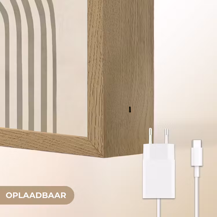 Lightbox - Wandlamp - Bogen - Lijnen - Oranje - Minimalistisch — 6