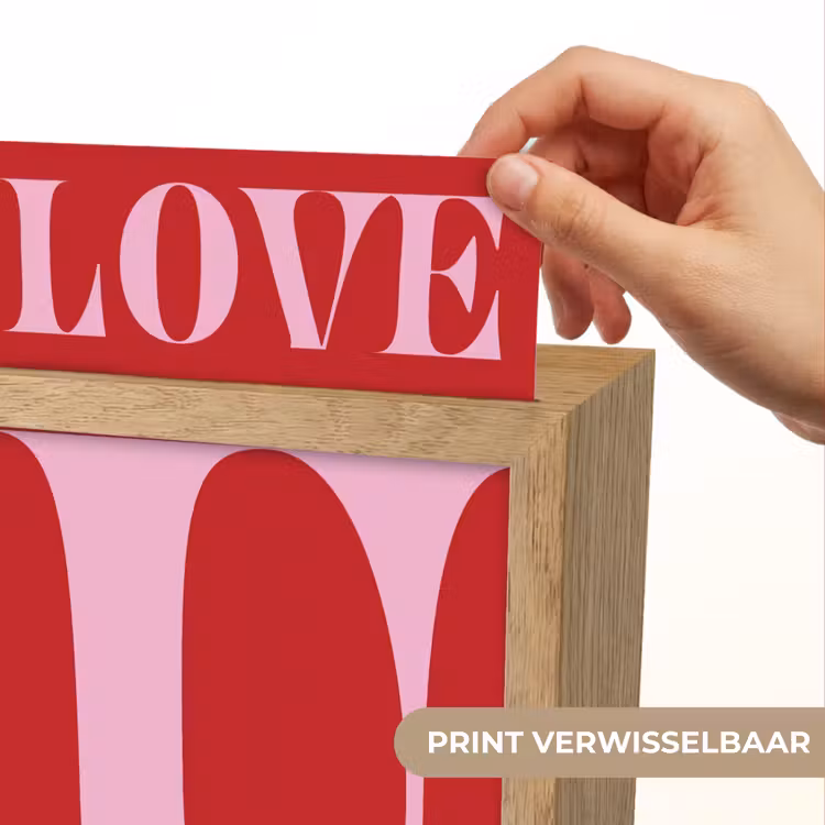 Lightbox - Wandlamp - Rood - Love - Valentijn - Roze — 3