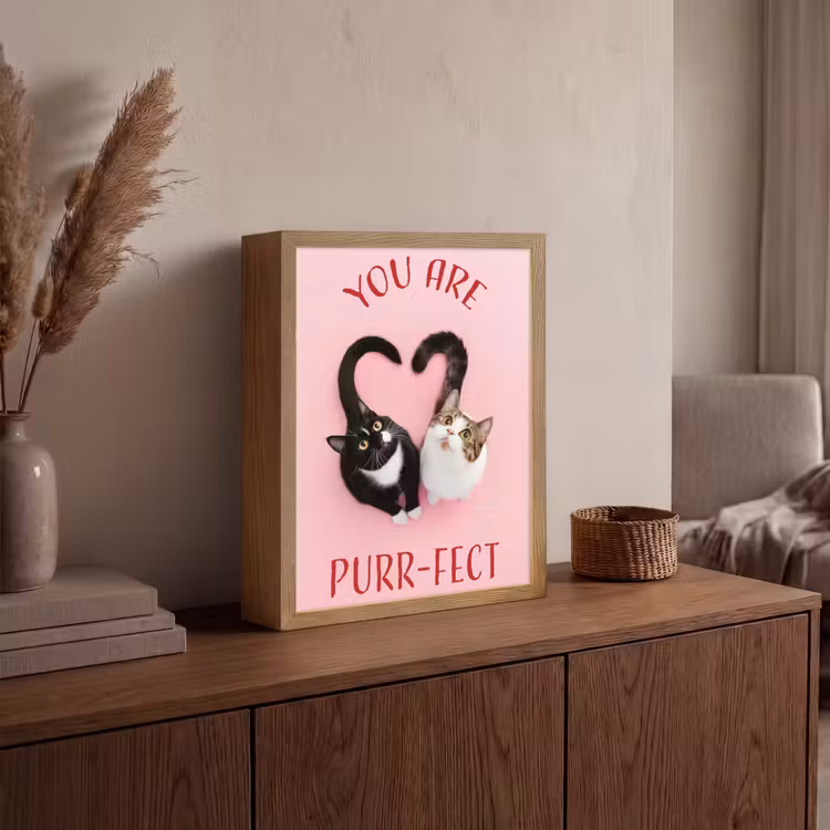 Lightbox - Wandlamp - Kat - Hart - Tekst - Valentijn — 4