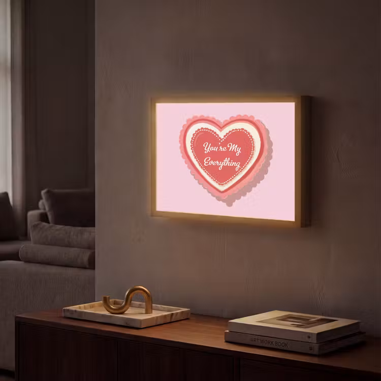 Lightbox - Wandlamp - Liefde - Hart - Valentijn — 2
