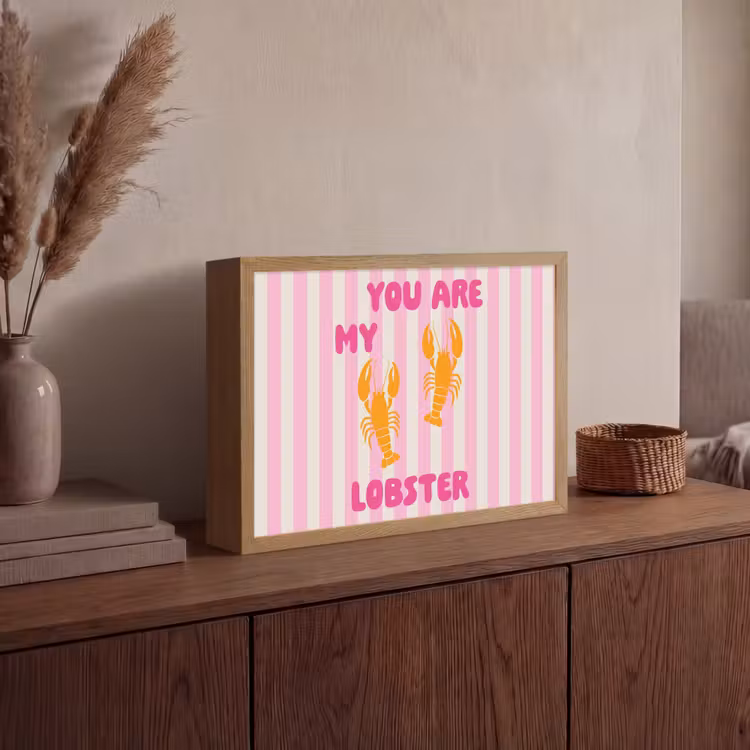 Lightbox - Wandlamp - Lobster - Love - Valentijn — 4