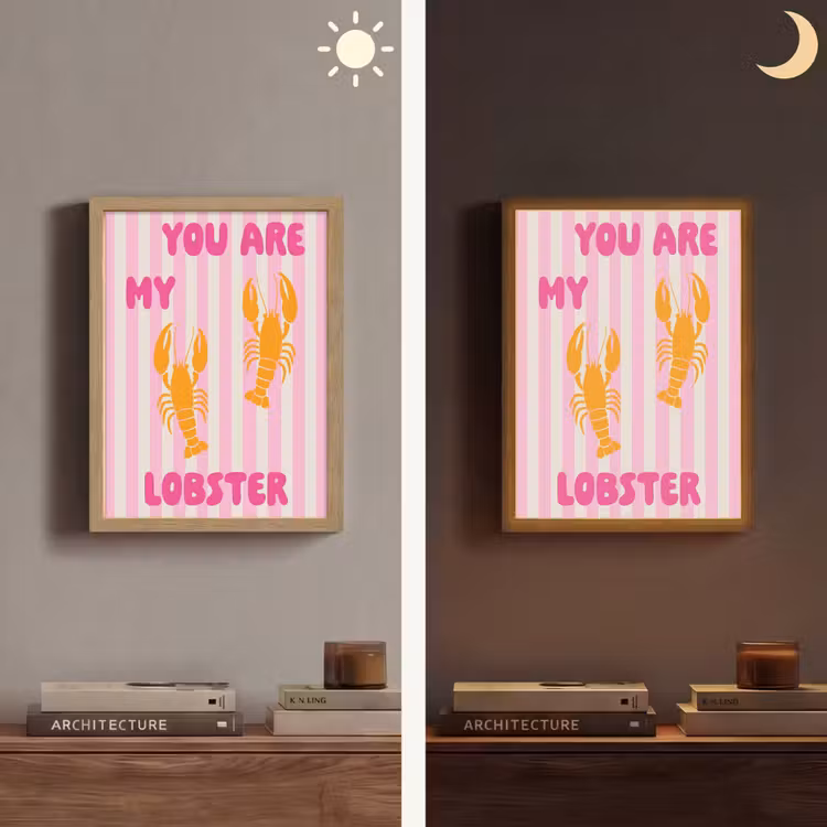 Lightbox - Wandlamp - Lobster - Love - Valentijn — 5