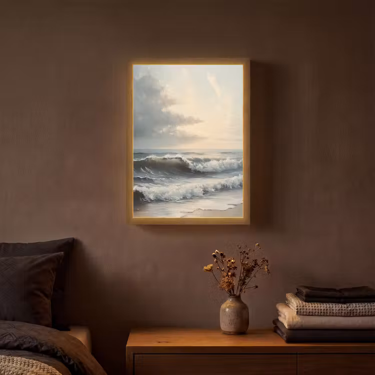 Lightbox - Wandlamp - Strand - Zee - Zonsondergang — 3