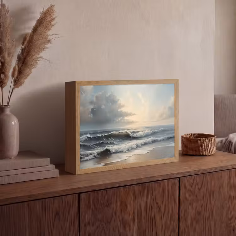 Lightbox - Wandlamp - Strand - Zee - Zonsondergang — 4