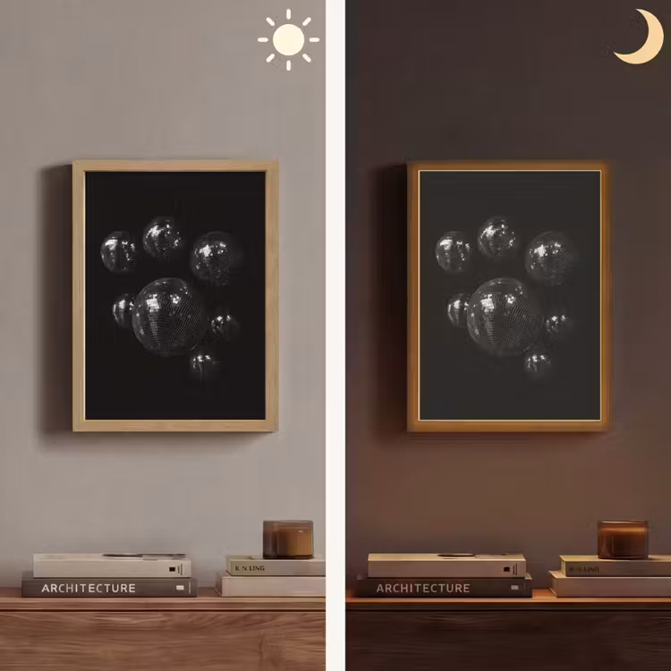 Lightbox - Wandlamp - Discoballen - Minimalistisch - Zwart — 5