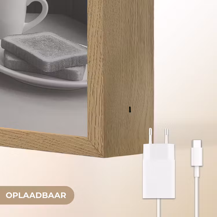 Lightbox - Wandlamp - Kat - Koffie - Brood - Zwart — 6