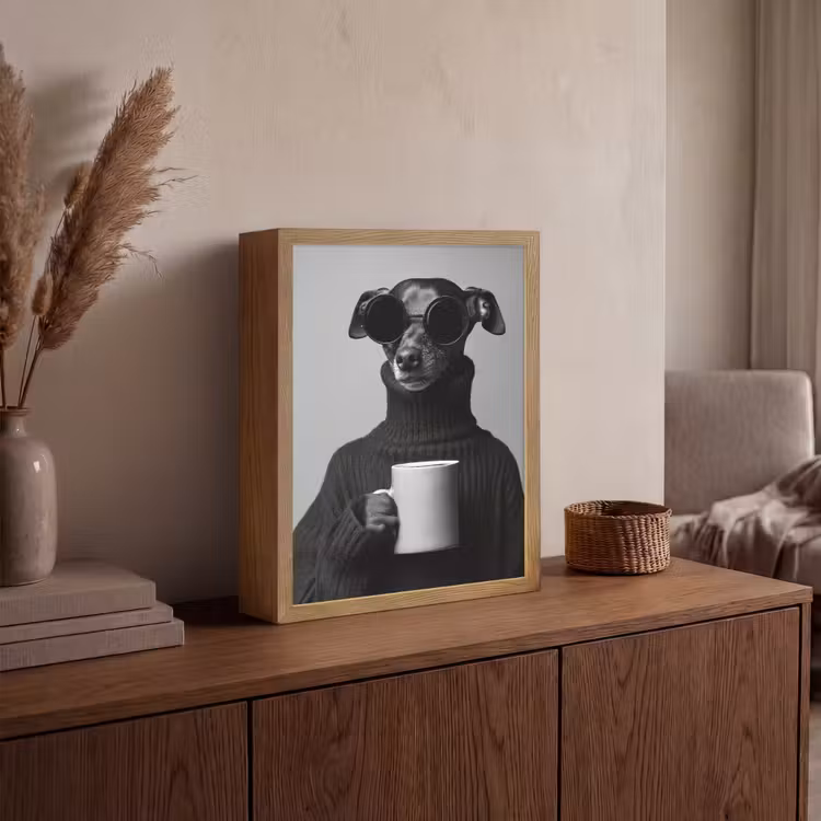 Lightbox - Wandlamp - Coltrui - Hond - Bril - Mok — 4
