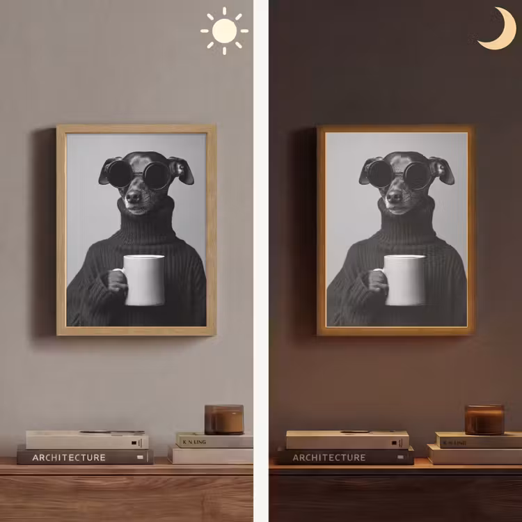 Lightbox - Wandlamp - Coltrui - Hond - Bril - Mok — 5
