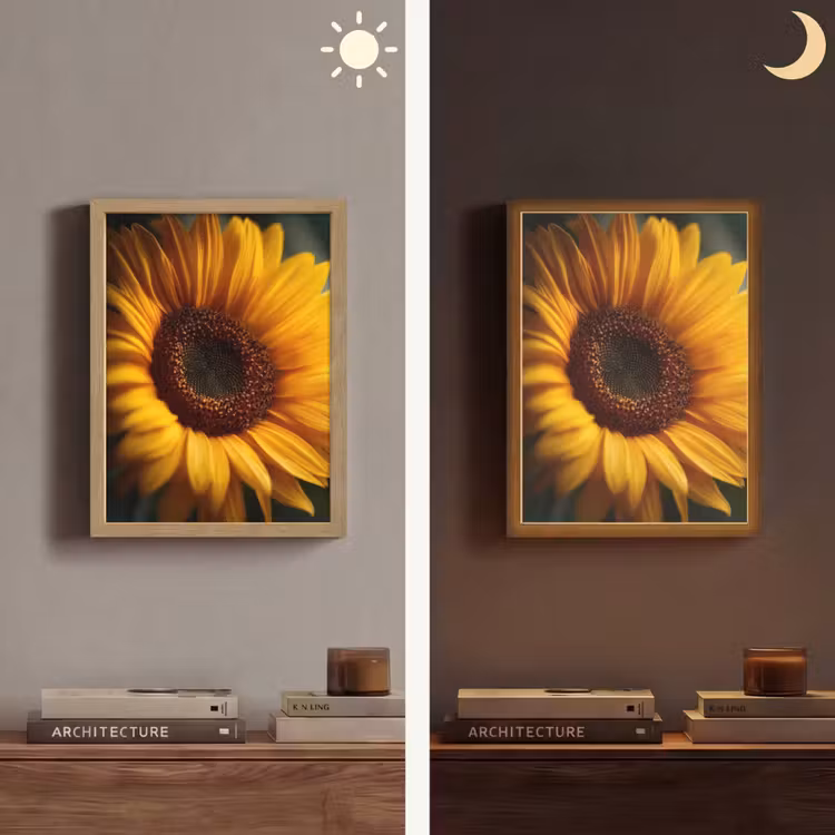 Lightbox - Wandlamp - Geel - Zonnebloem - Zomers — 5