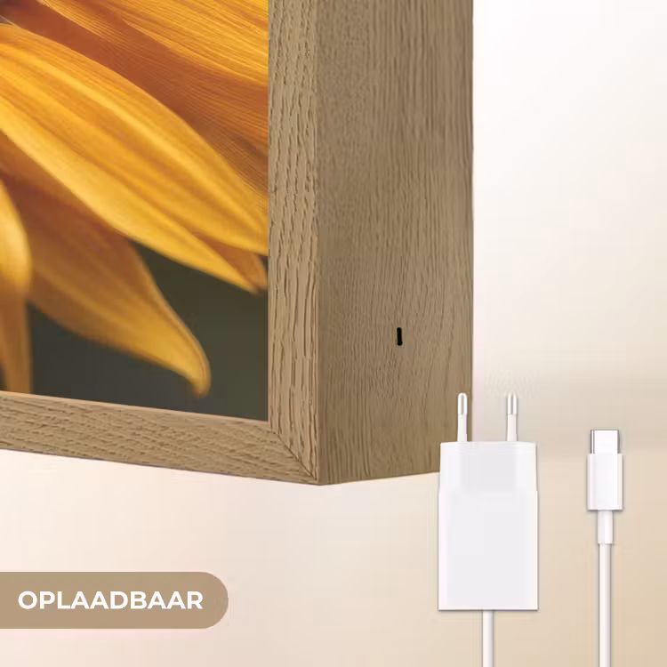 Lightbox - Wandlamp - Geel - Zonnebloem - Zomers — 6