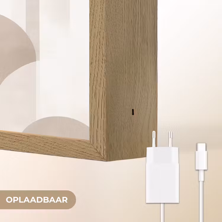 Lightbox - Wandlamp - Abstracte bogen - Modern - Beige — 7