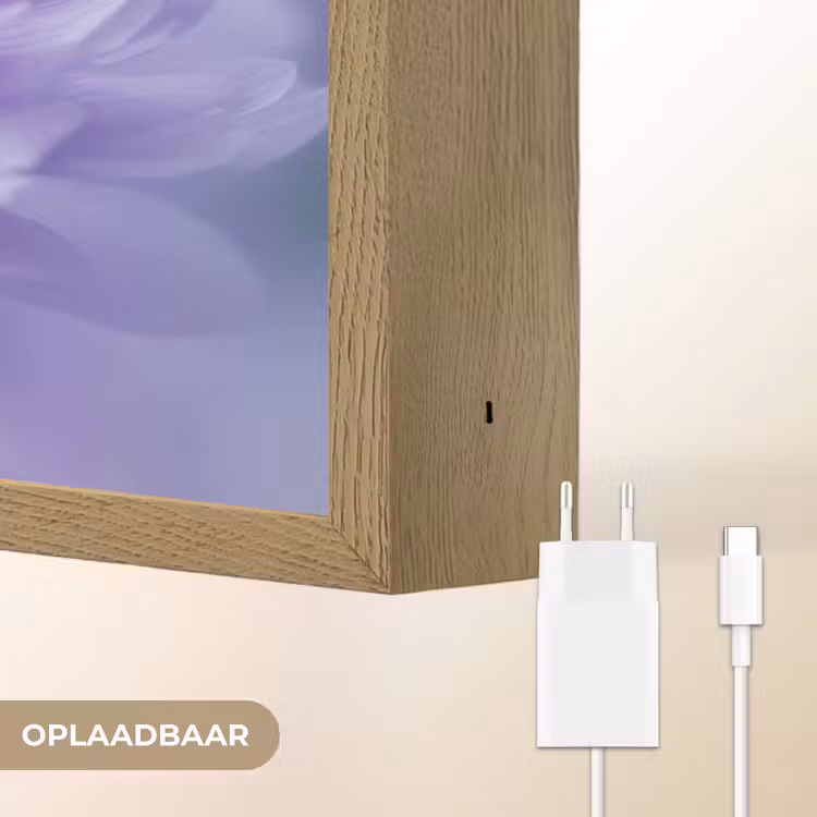 Lightbox - Wandlamp - Paars - Dahlia - Dromerig — 7