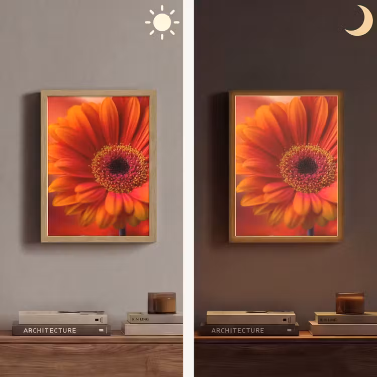 Lightbox - Wandlamp - Oranje - Gerbera - Intens — 5