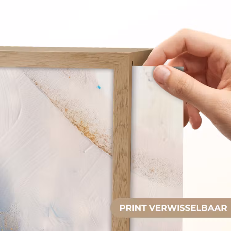 Lightbox - Wandlamp - Blauw - Modern - Marmer - Abstract - Goud — 5