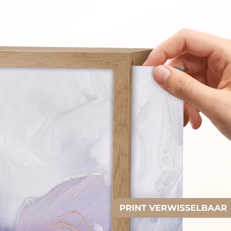 Lightbox - Wandlamp - Paars - Modern - Marmer - Abstract — 5