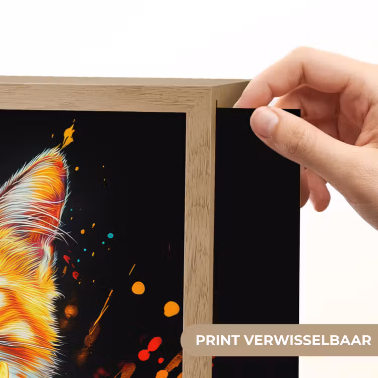 Lightbox - Wandlamp - Kat - Eten - Patat - Graffiti - Abstract — 5