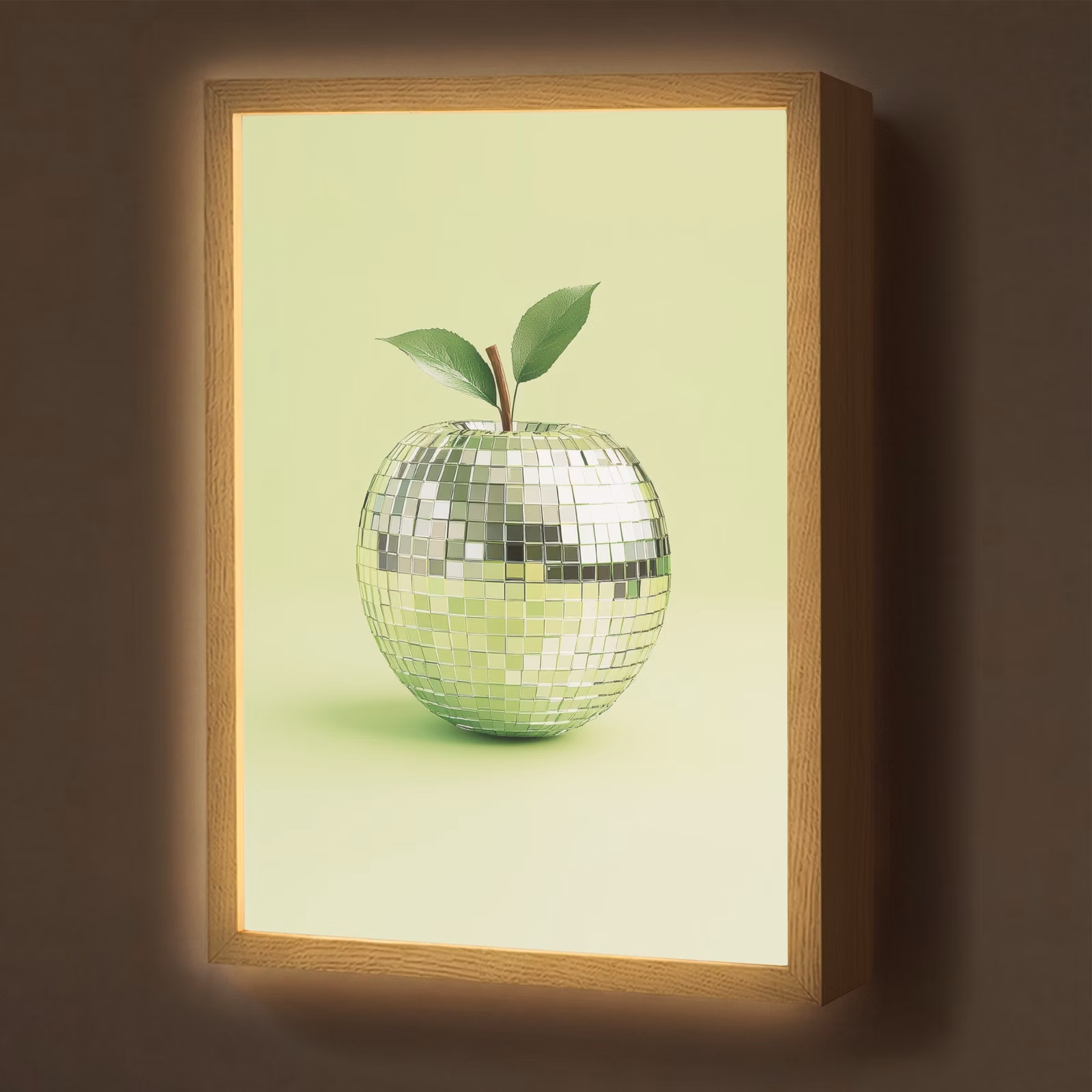 Lightbox - Wandlamp - Groen - Disco - Decoratie - Appel — 1