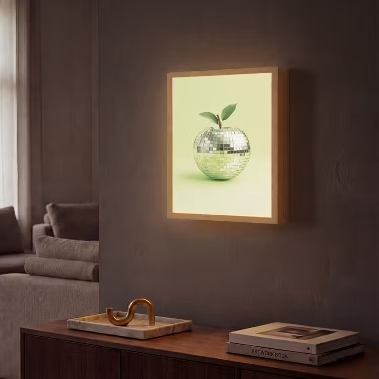 Lightbox - Wandlamp - Groen - Disco - Decoratie - Appel — 2