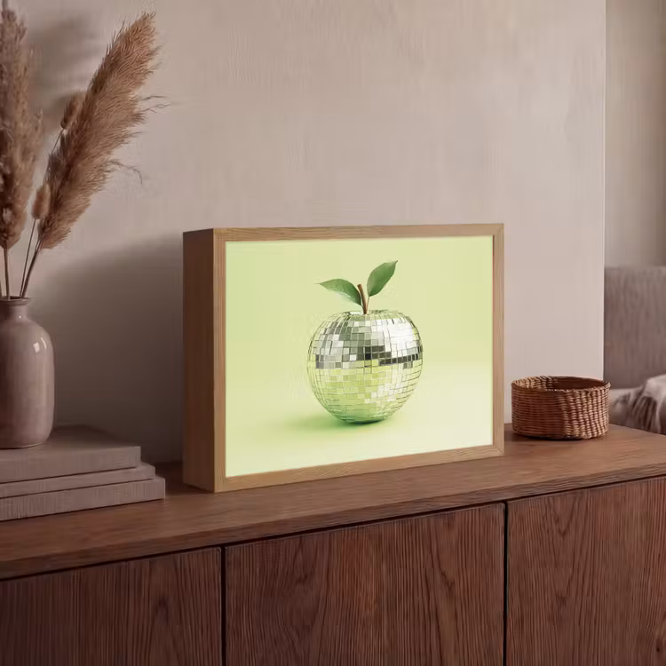 Lightbox - Wandlamp - Groen - Disco - Decoratie - Appel — 4