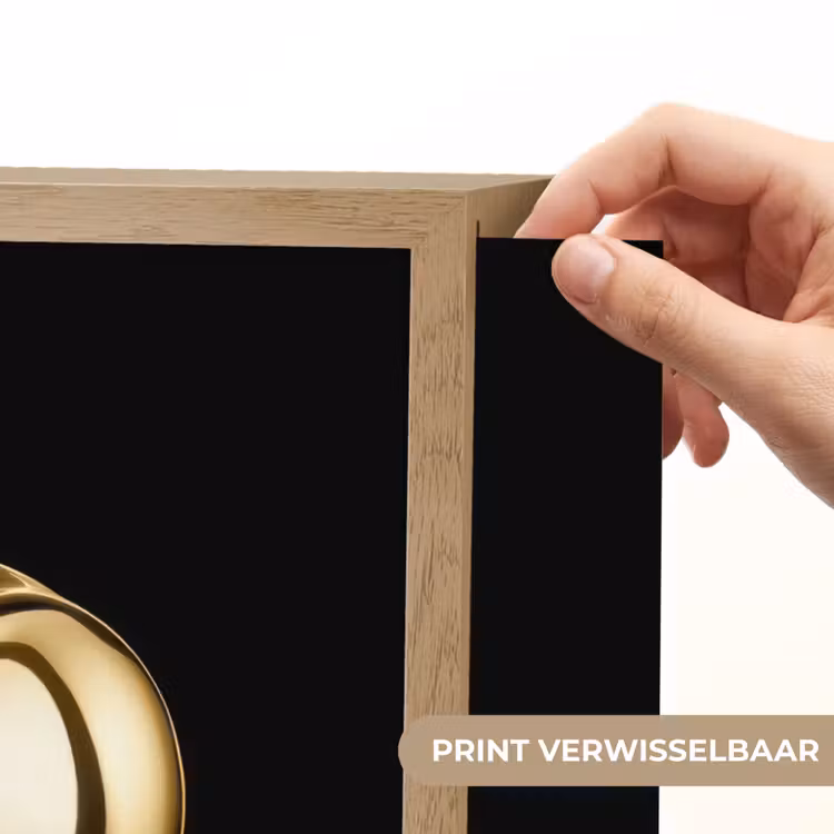 Lightbox - Wandlamp - Appel - Goud - Chrome - Zwart — 5