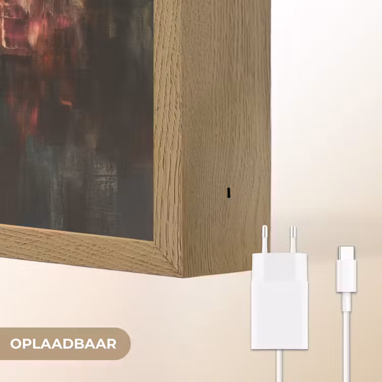Lightbox - Wandlamp - Hert - Geverfd - Gewei - Bruin — 6