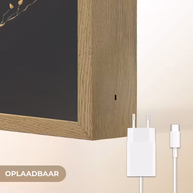 Lightbox - Wandlamp - Takken - Blaadjes - Zwart — 6